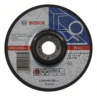 Produktbild von Bosch Schruppscheibe gekröpft Expert for Metal A 30 T BF, 150 mm, 22,23 mm, 6 mm