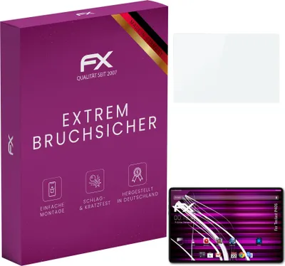 Produktbild von atFoliX FX-Hybrid-Glass Displayfolie kompatibel mit Teclast P40S Glasfolie