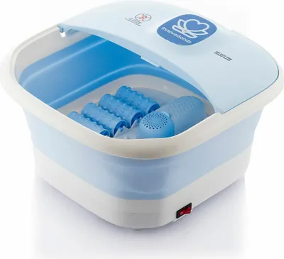 Image de Spa de pieds pliable avec rouleaux et baldaquin d'hydromassage InnovaGoods