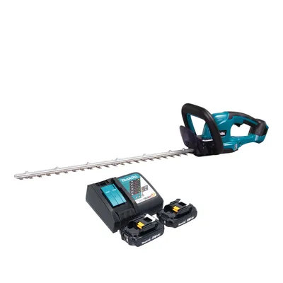 Immagine prodotto di Tagliasiepi a batteria Makita DUH 607 RA2 18 V 60 cm + 2x batteria 2,0 Ah + caricabatterie