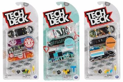 Produktbild von Tech Deck - 4er-Set Fingerboards, Set mit 4 authentischen Fingerboards der Skate-Athleten der Olympiade 2024 in Paris, zum Skaten und Sammeln, für Kids ab 6 Jahren, Griffbrett, 6 Jahr(e)