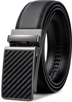 Produktbild von Frentree Gürtel Herren Automatikschnalle, 3,5 cm Breit Ledergürtel mit Ratsche, für Business Anzug Jeans, Kürzbar, Leder, Größe 150