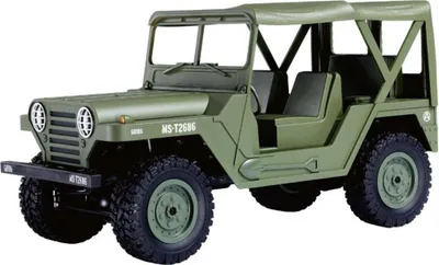 Produktbild von Amewi RC Auto US Geländewagen Ni-Mh Akku 700mAh grün/14+