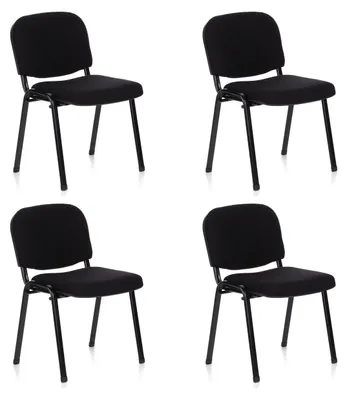 Obrázok produktu pre hjh OFFICE štvornohá stolička XT 600 látková stolička, max. zaťaženie 100 kg