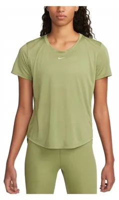 Produktbild von Nike Damen T-Shirt Olivgrün mit DRI-FIT und Nike Breathe, Kompressiver Schnitt
