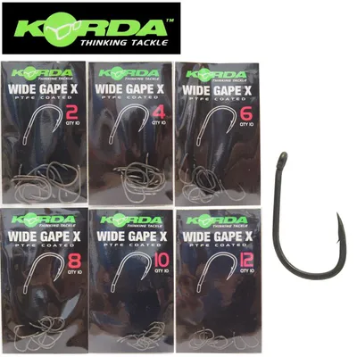 Produktbild von Korda Wide Gape X Karpfenhaken, Größe:4