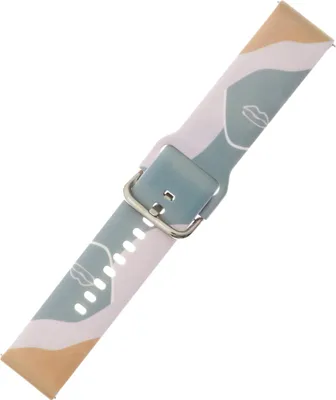 Produktbild von Strap Moro für Samsung Galaxy Watch 40 / 41 / 42 / 43 / 44 mm Silikonarmband Uhrenarmband - Muster 17