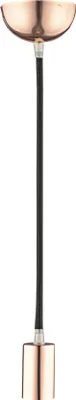 Produktbild von Lampenaufhängung, E27 Lampenfassung mit Kabel, 150CM Schnurpendel Kupfer hochglänzend EC1528