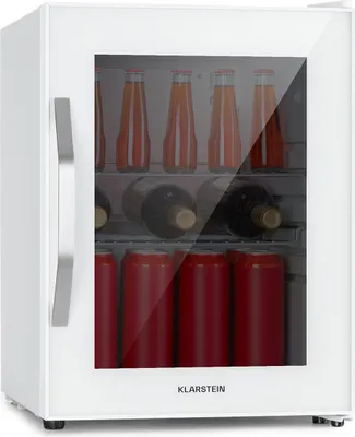 Obrázek produktu pro KlarsteinBeersafe M Quartz, lednice, 33 l, 2 police, panoramatické skleněné dveře, nerezová ocel