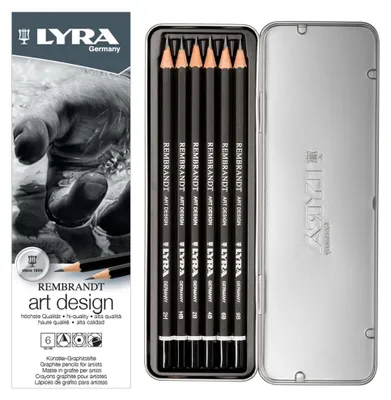 Obrázek produktu pro LYRA REMBRANDT ART DESIGN Kovové pouzdro 6 tužek