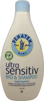Produktbild von PENATEN Bad+Shampoo 400ml Ultra Sensitive