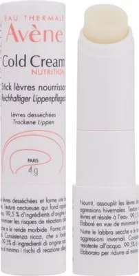 Produktbild von Avene Cold Cream Lip Balm, Lippenbalsam, Farblos, Unisex, trockene Haut, Sehr trockene Haut, Rizinusöl, Sheabutter, Squalan, Nährend, Schutz, Reparatur, Beruhigend