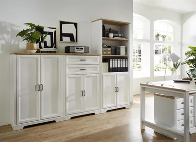 Produktbild von Regalwand Bürowand Schrankwand Büromöbel Schrank Set Aktenschränke "Jillana IV"