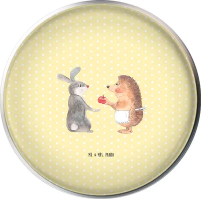 Produktbild von Mr. & Mrs. Panda waschbeckenstöpsel Hase Igel - Gelb Pastell - Geschenk, Waschbecken Ablaufstopfen, Liebe Spruch, Lustige Sprüche, Trösten, und, Stöpsel, Abfluss-Stöpsel