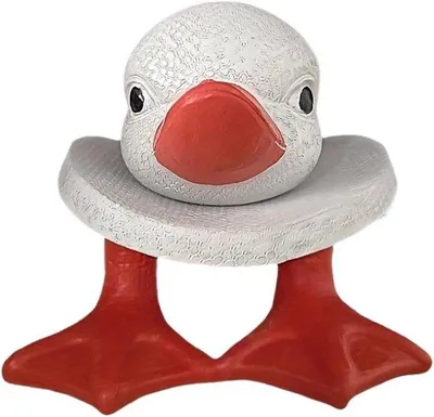 Produktbild von Famanu Toilettenpapierhalter Entenform - Dekorativer Dispenser