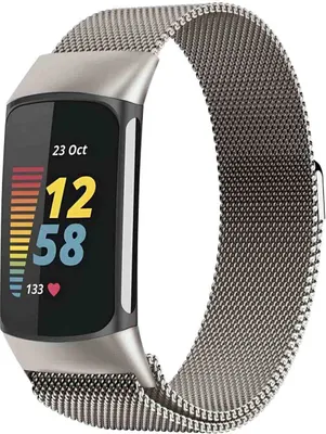 Obrázek produktu pro Fitbit Charge 6, Fitbit Charge 5 Band: imoshion Magnetický milánský pásek bez instalační pomůcky