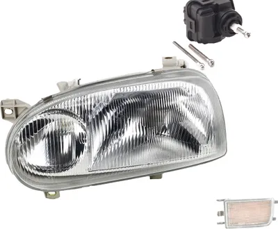 Produktbild von Scheinwerfer passend für VW Golf III 1Hx0 10/91- 09/97 H1 Links m. LWR + Blinker 1H0941295E 1H0941295C 4A0941295 1H6941017B 1H6941017AF 1H69410 Johns