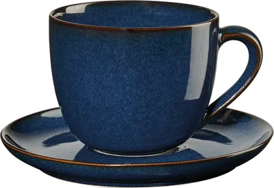 Produktbild von ASA Selection Tasse und Untertasse Saisons Midnight Blue 230 ml