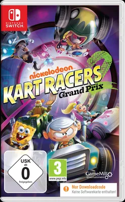 Produktbild von Nickelodeon Kart Racers 2 - Grand Prix (Code in Box - Nintendo Switch)
