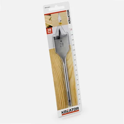 Obrázok produktu pre KREATOR KRT010812 - Plochý vrták do dreva 28 x 152 mm