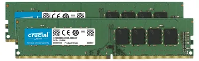 Zdjęcie produktu dla Crucial CT2K8G4DFRA32A, 16 GB, 2 x 8 GB, DDR4, 3200 MHz, 288-pin DIMM