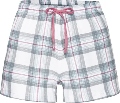 Produktbild von Vivance Dreams Pyjamashorts graublau-weiß-kariert Größe 36/38