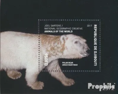 Produktbild von Briefmarken Dschibuti 2017 Mi Block 1112 (kompl. Ausg.) postfrisch Eisbären