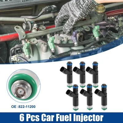 Image de Voiture Carburant Injecteur Buse pour Ford No.822-11200 - 6 pcs Noir