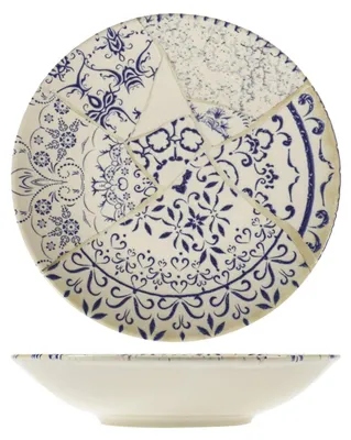 Produktbild von H&H Alyssa Set mit 12 Suppentellern, Steingut, 22 cm