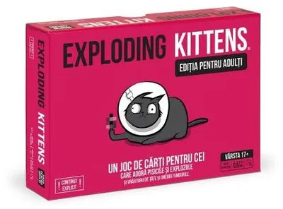 Zdjęcie produktu dla Exploding Kittens Pink Edition – Gra dla dorosłych (18+)