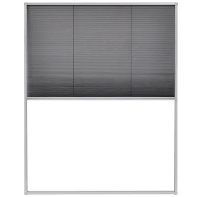 Produktbild von Insektenschutz-Plissee für Fenster Aluminium 80 x 100 cm