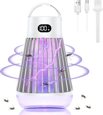 Produktbild von Insektenvernichter, Elektrischer Mückenvernichter, Mückenlampe, Insektenlampen, Mückenkiller, Insektenschutz, für Indoor Outdoor Camping
