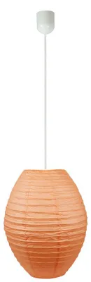Zdjęcie produktu dla Lampa wisząca kokon pomarańczowo-biała 1xE27x60W papier wym:120x40x40cm IP20 Candellux