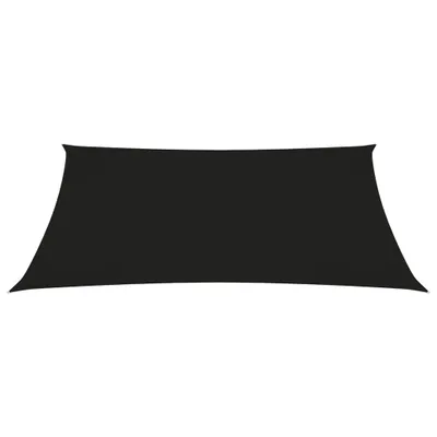 Image de vidaXL Voile d'ombrage Oxford-Tissu Trapézoïdal 2/4x3 m Noir