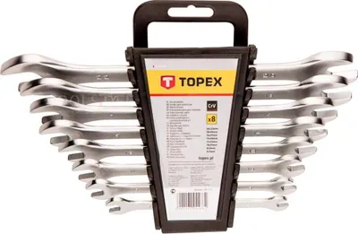 Immagine prodotto di Chiavi combinate TOPEX 6-22 mm, set di 8 pezzi.