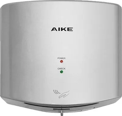 Image de Sèche-mains automatique, puissance 1400W, vitesse d'air 105m/s, temps de séchage 10-15s, AK2630S-argent-220V, EU