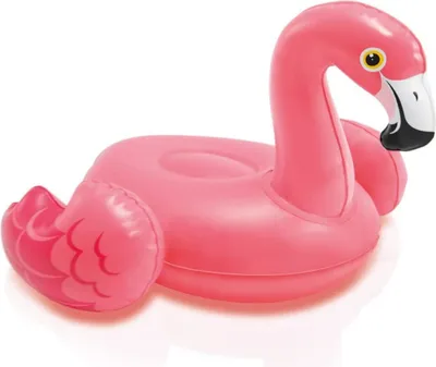 Produktbild von INTEX 58590NP - Badewannentiere - Puff'n Play Schwimmtiere aufblasbar Tiere Flamingo