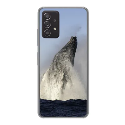 Produktbild von MuchoWow® Handyhülle Schutzhülle Hülle für Samsung galaxy a73 Wal - Wasser - Südafrika Silikon Softcase Handy Hülle - Handyhülle