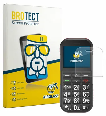 Produktbild von BROTECT Schutzglas für Ufferson Seniorenhandy Schutzfolie Panzer Folie Glas Display Schutz klar