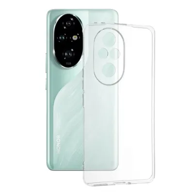 Obrázok produktu pre Techsuit Clear Silicone puzdro pre Honor 200 Pro – priehľadné