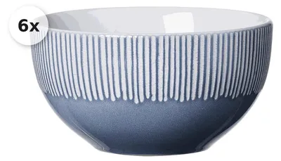Produktbild von Müslischale 600ml 6er Set Banda blau