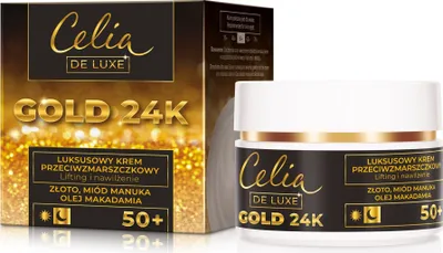 Obrázok produktu pre Celia Gold 24K Luxusný krém proti vráskam 50+ - lifting a hydratácia 50ml