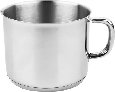 Produktbild von Edelstahl-Topf - 2,6 Liter - 16 cm Durchmesser - geeignet für alle Wärmequellen