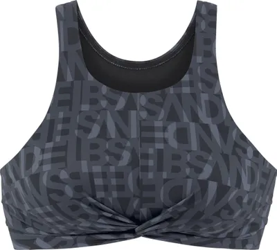 Produktbild von Elbsand Crop-Bikini-Top Letra schwarz Größe 38 Cup C/D