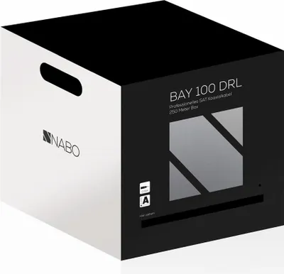 Immagine prodotto di NABO BAY 100 DRL Cavo coassiale sat 250m scatola di cartone