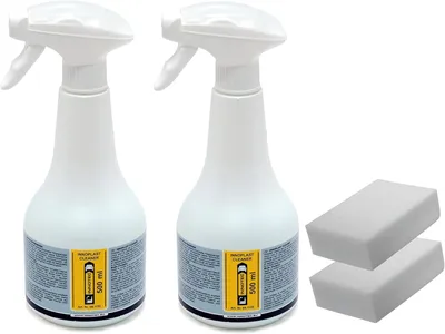 Immagine prodotto di 2 pezzi Innotec Innoplast Cleaner Rimuovi ruggine superficiale - rimuove ruggine superficiale, nicotina, grasso, sporco - Innoplast Cleaner 500 ml + spugna per la pulizia