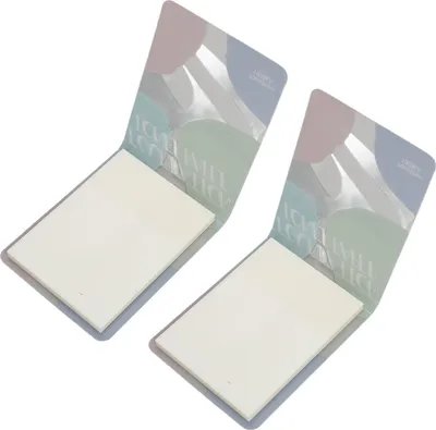 Obrázok produktu pre Sada 2 ks tekutého make-upu, jednorazový farebný papier na make-up s miešacou tyčinkou