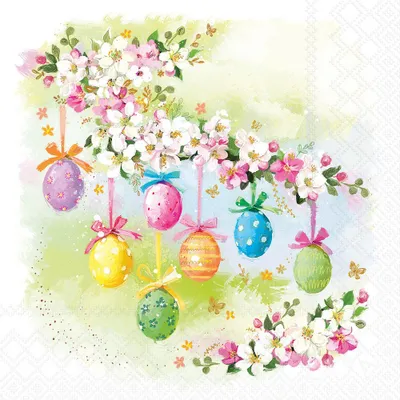 Produktbild von Servietten 33x33 cm - Blossom and eggs