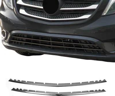 Produktbild von Kühlergrill Grillleisten für Mercedes Vito W447 2014-2025 Edelstahl Dunkel