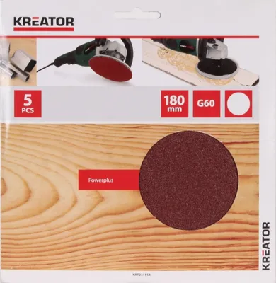 Produktbild von Schleifpapier K60 Ø 180 mm KRT231554